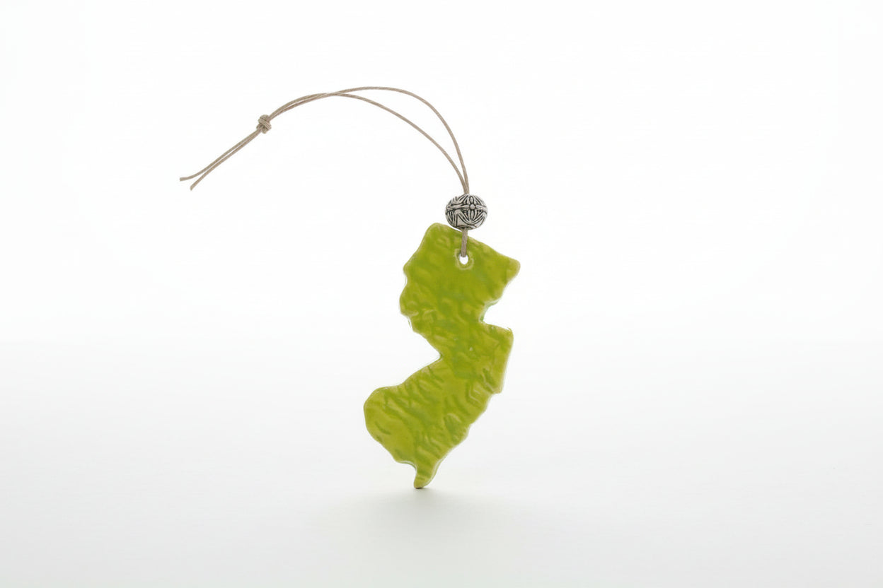 Ceramic New Jersey Hanging Ornament