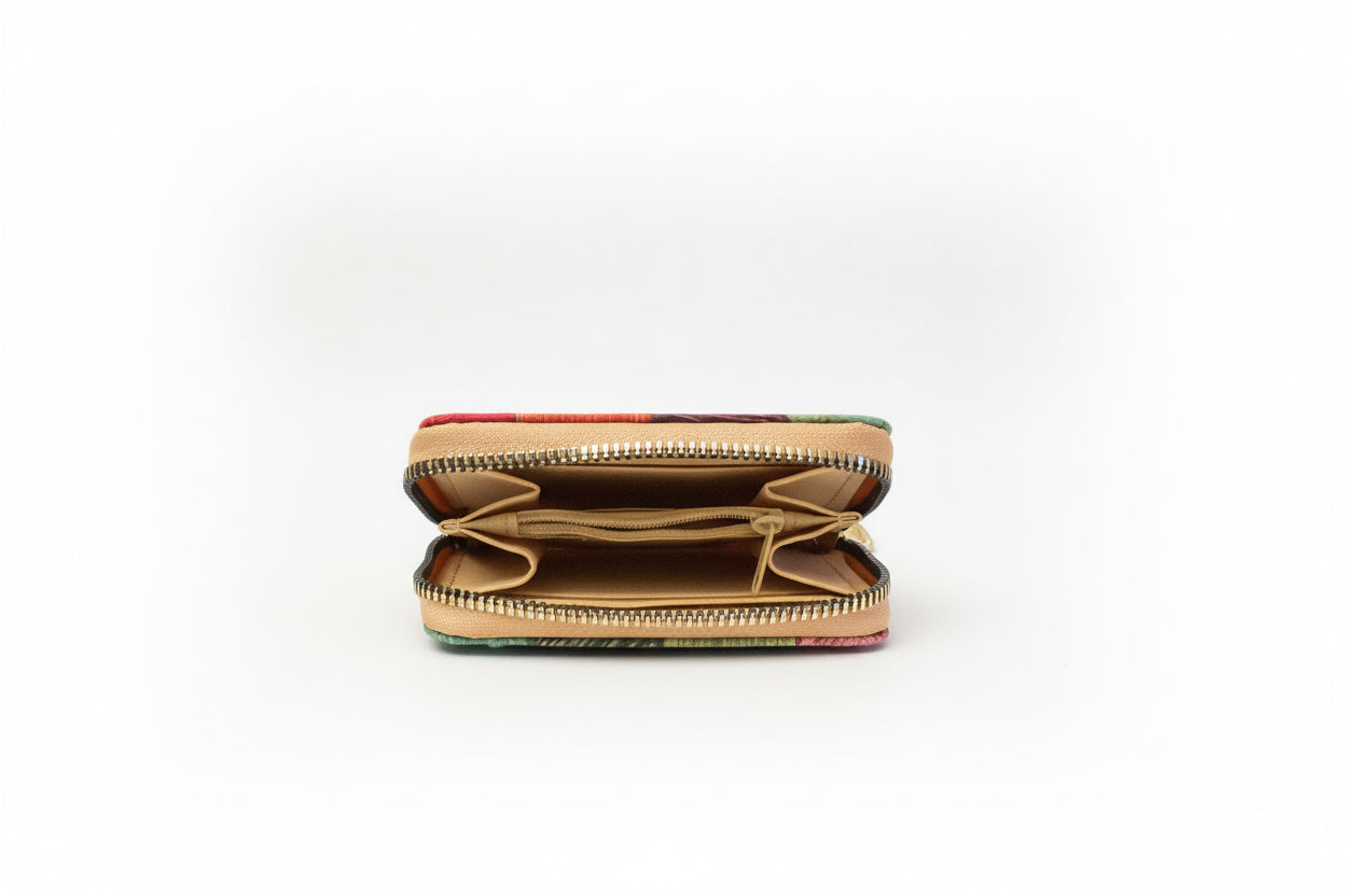 Kaleidoscope Cork Zip Wallet