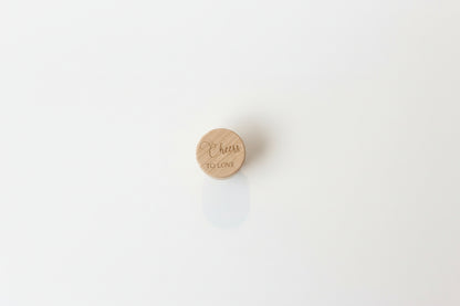 “Cheers to Love” Wooden Wine Cork Stopper