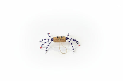 Beaded Crab Cork Hanging Ornament