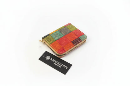 Kaleidoscope Cork Zip Wallet