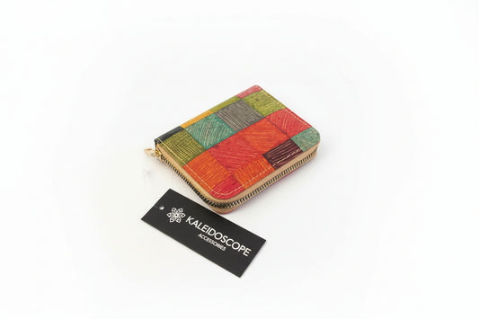 Kaleidoscope Cork Zip Wallet