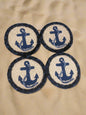 Anchor Coasters - set of 4