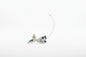 Speckled Blue Fish Hanging Ornament